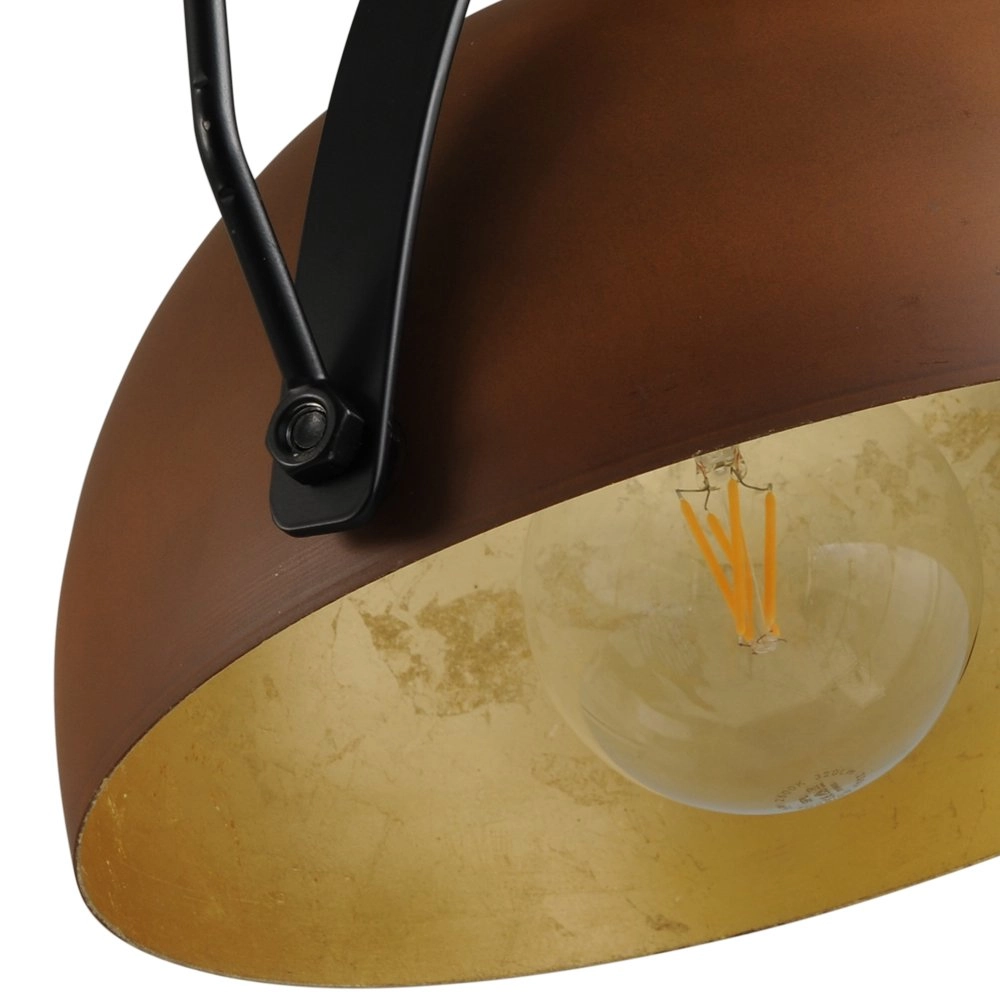 Deckenleuchte Larino 30 braun mit gold Masterlight 8718121236353