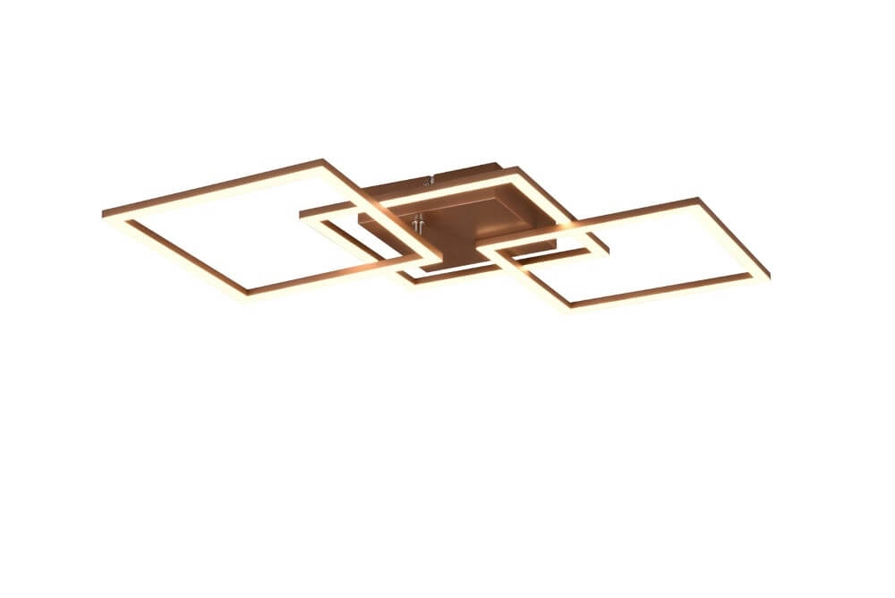 Braune Deckenlampe Trail Design Trio 4017807578980