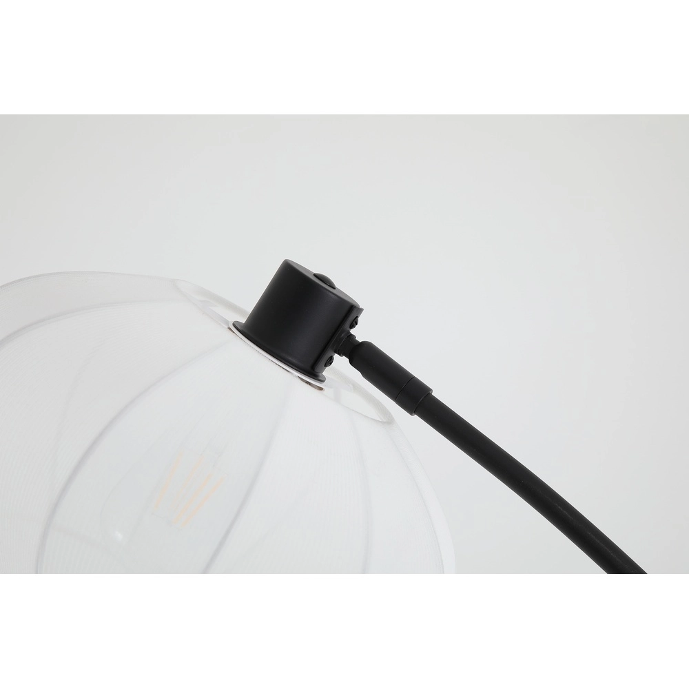 Stehlampe Radiant schwarz mit Kapuze Searchlight 5053423300900
