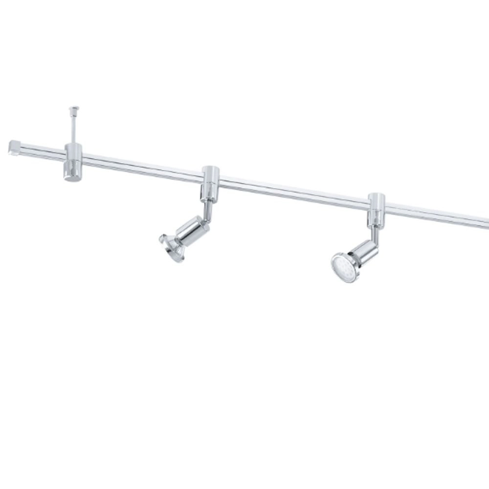 LED-Deckenspot Vilanova 5x3W - 3000K - 200cm Chrom Eglo 9002759933593