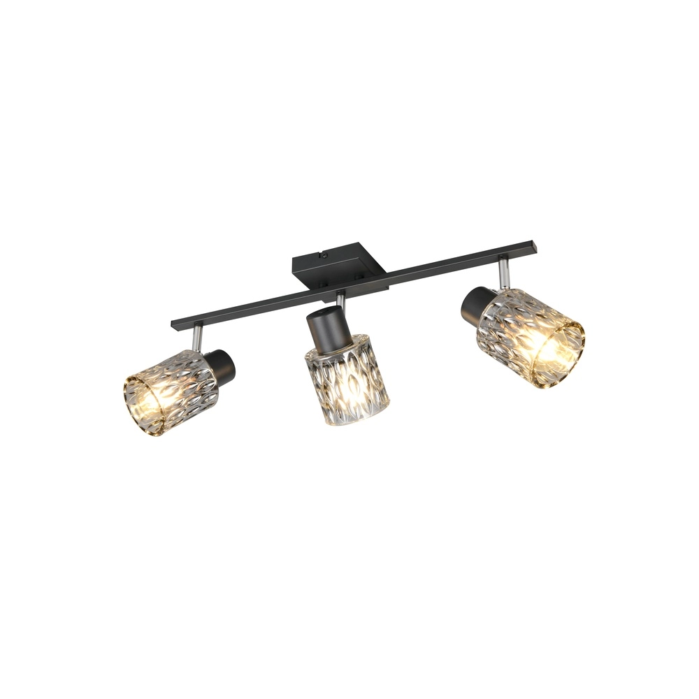 Deckenlampe Jack schwarz 3-flammig Trio 4017807643879