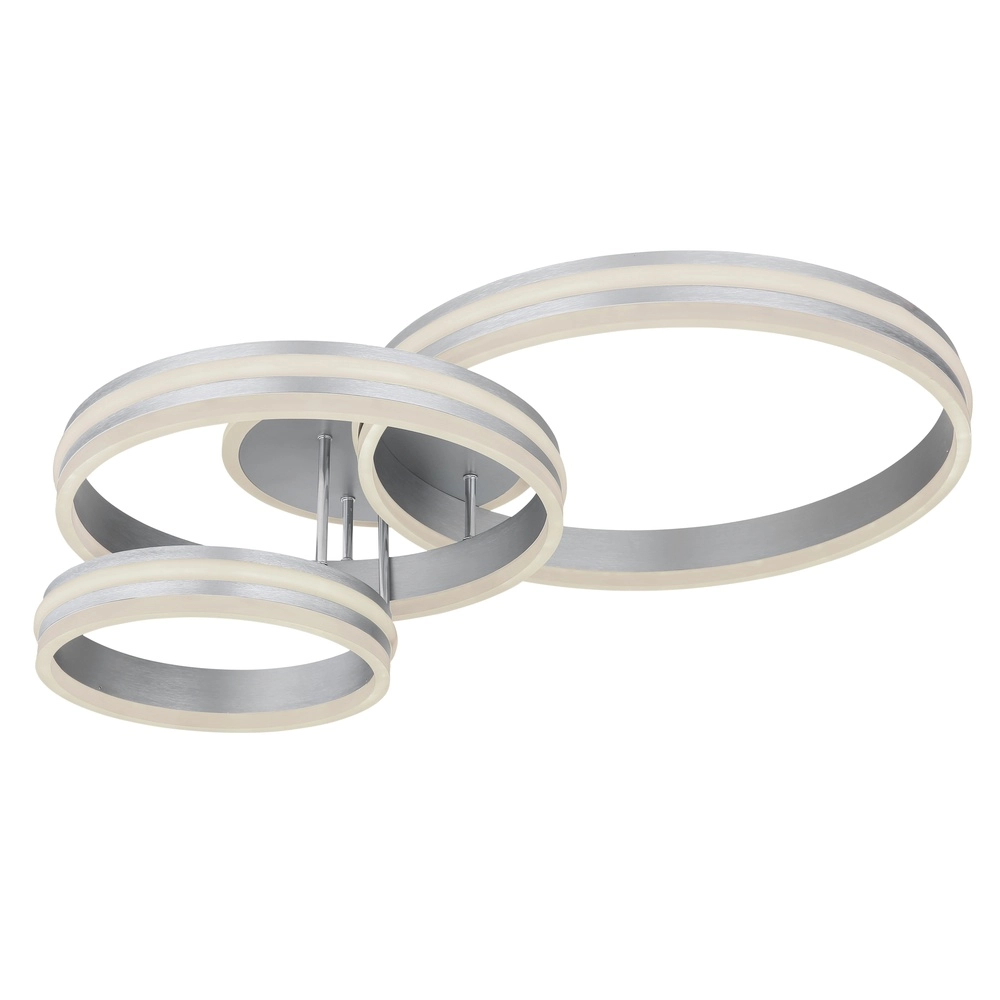 Deckenlampe Rubio Graue 3 Ringe Globo 9007371425914