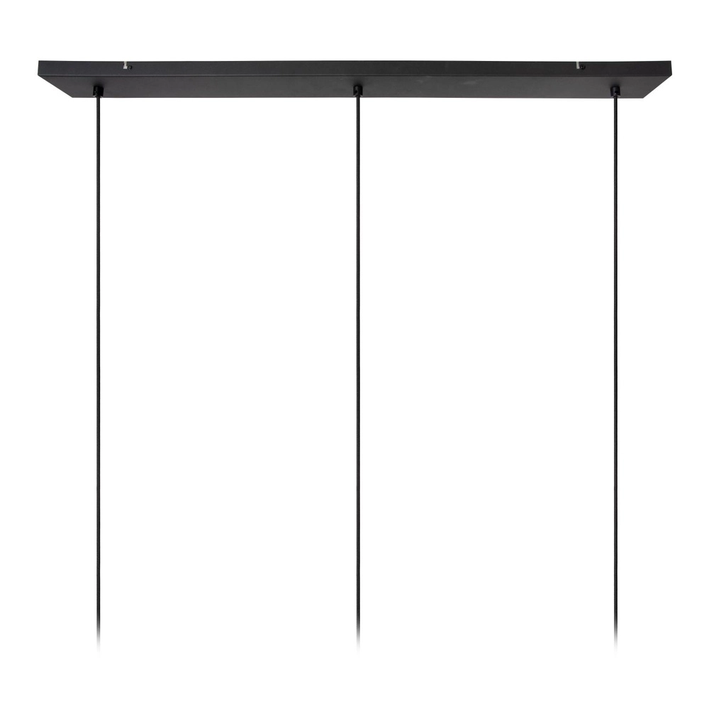 Elegante Pendellampe Rafal 3-hell schwarz mit Grau Lucide 5411212452771