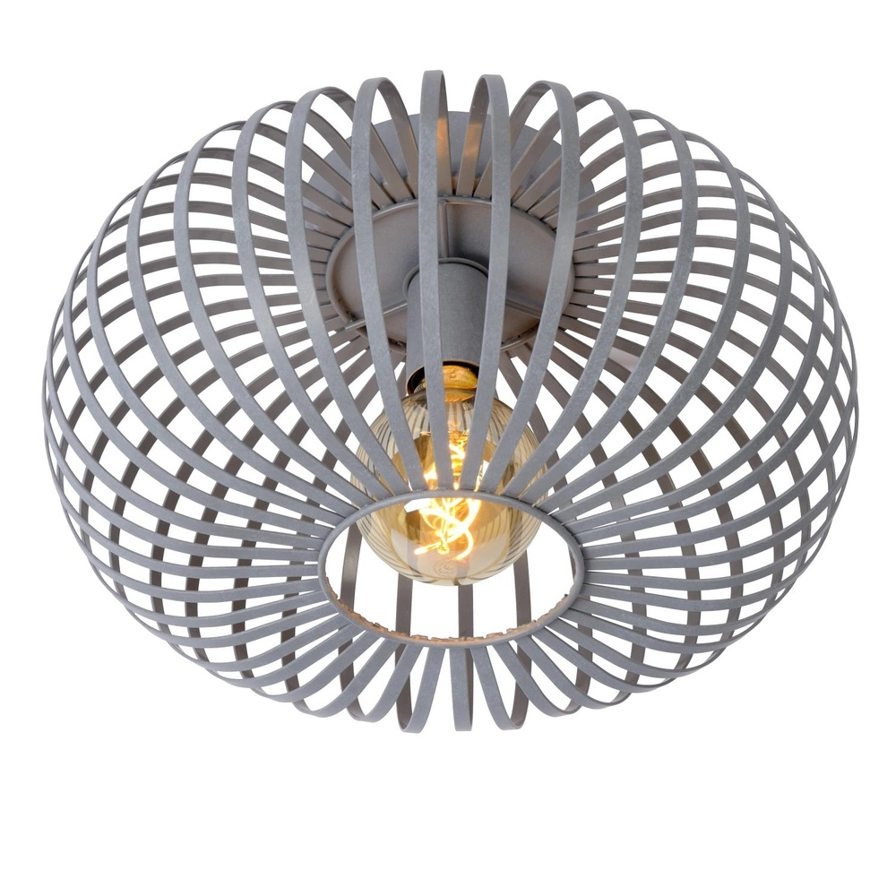 Deckenlampe Manuela Ø 39,5 cm grau Lucide 5411212782588