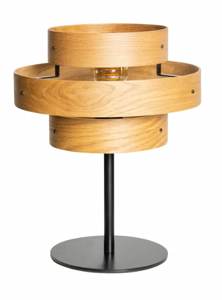 Tischlampe aus Holz Oaknut