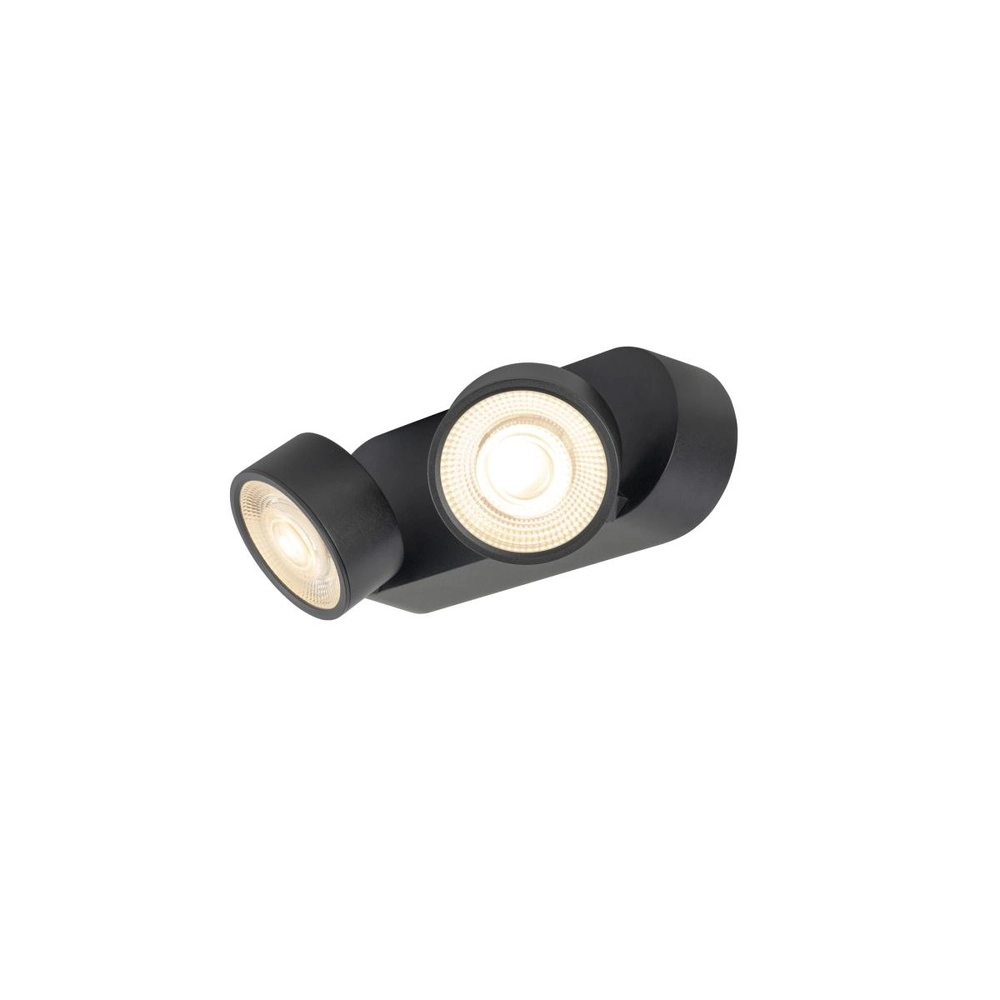 Aufputz-Spot Kalu 2.0 doppelt schwarz 2700K SLV 4024163317603