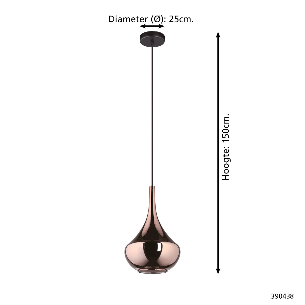 Design-Pendellampe Almoster einzelne Ø 25cm Stars of Light 9008606354054