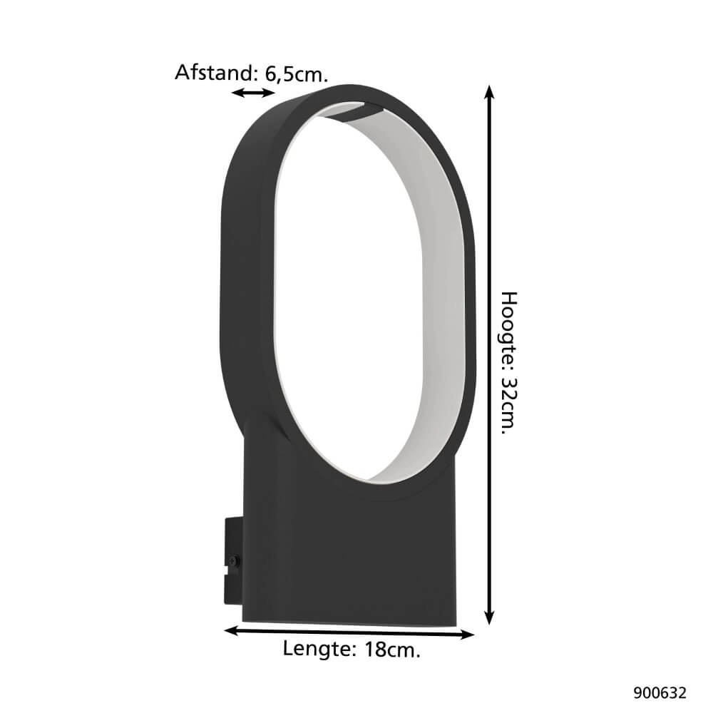 Design-Wandleuchte Codriales mit LED Eglo 9008606241057