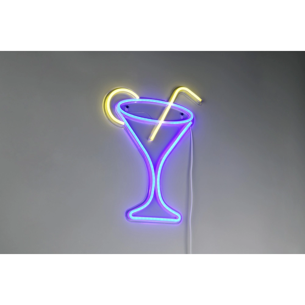 Neon-Wandleuchte Cheers lila Trio 4017807657487