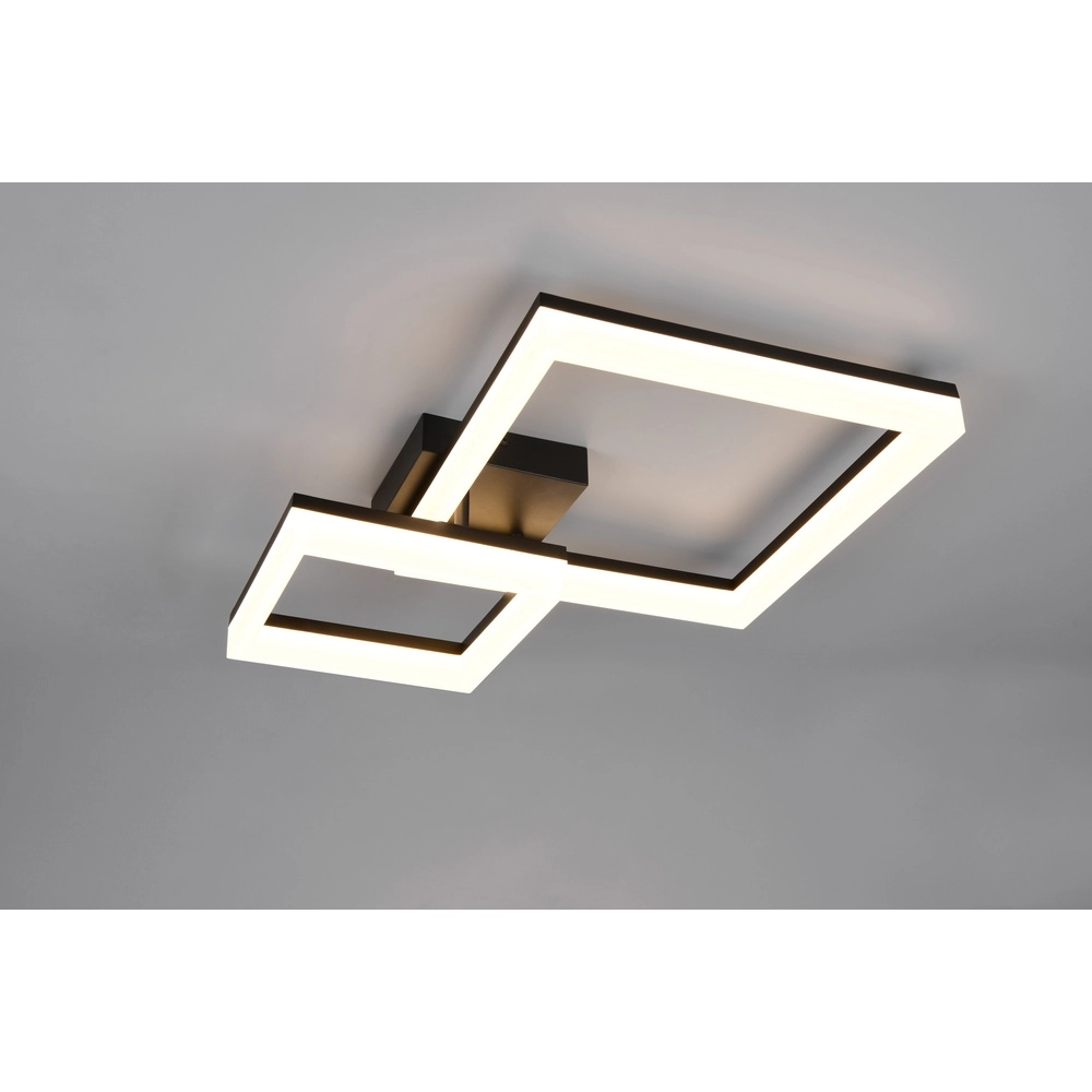 Schlanke Deckenleuchte Camino schwarz Trio 4017807655803