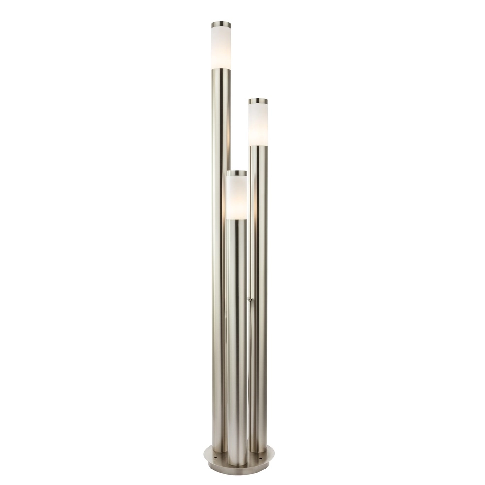 3-Licht-Gartenlampe Boston Edelstahl Globo 9007371108145
