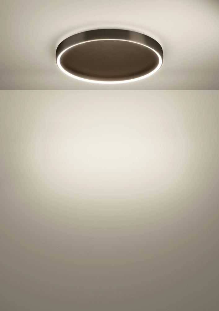 Deckenlampe Trabuco schwarz mit brauner Ø 55 cm Stars of Light 9008606359936