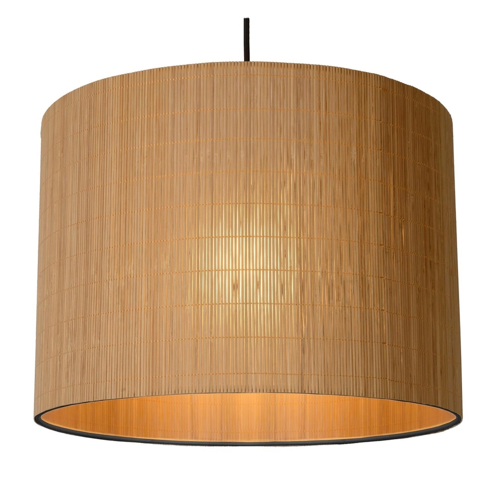 Pendellampe Magius Ø 42 cm Rattan Lucide 5411212031204