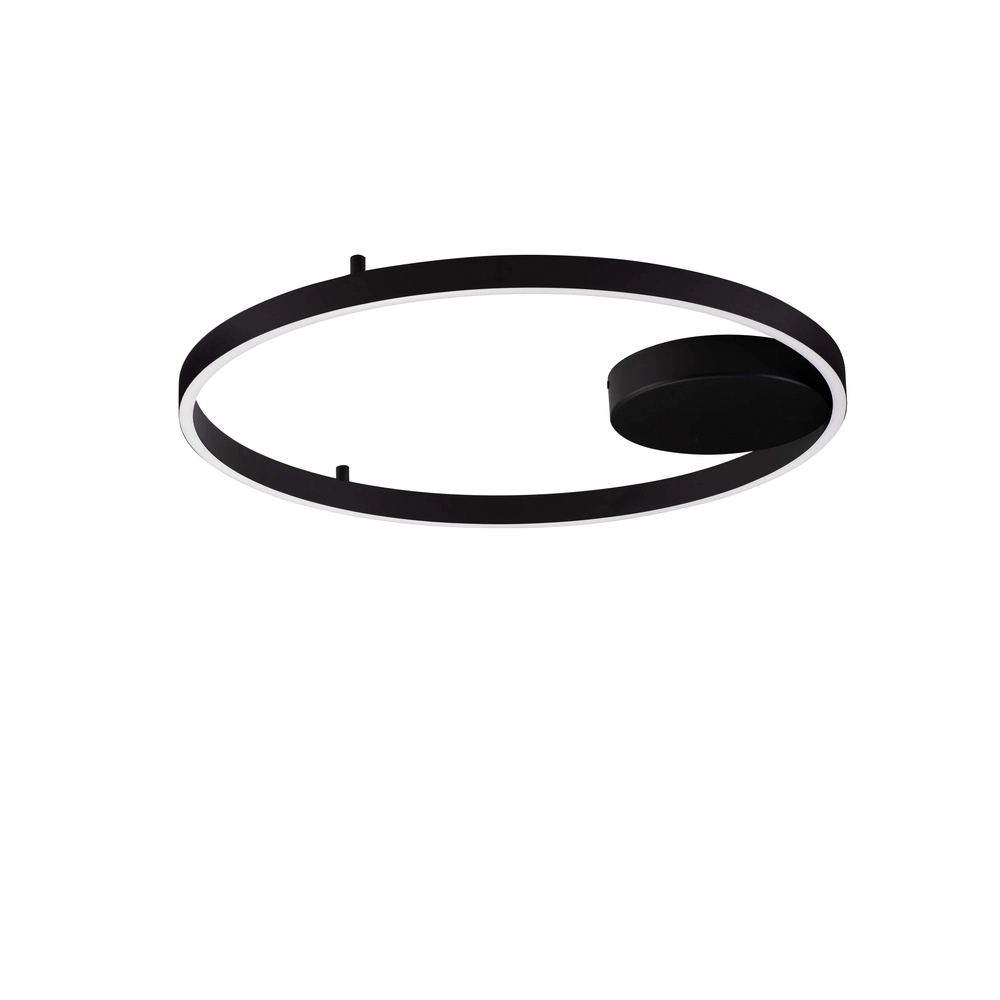 Deckenlampe Hedra rund Ø 60cm schwarz Lyora 5212017448880