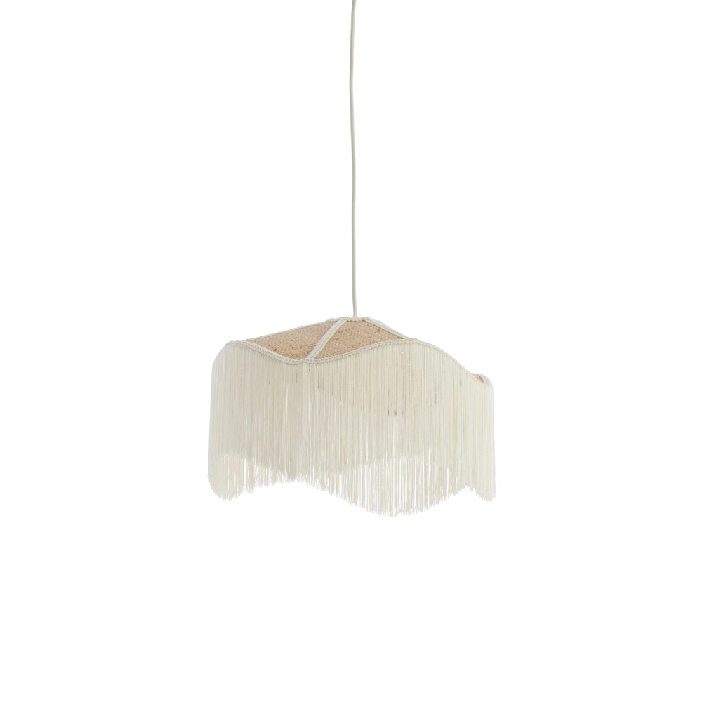 Pendellampe Tiffany weiße Ø 40cm Light & Living 8717807831738