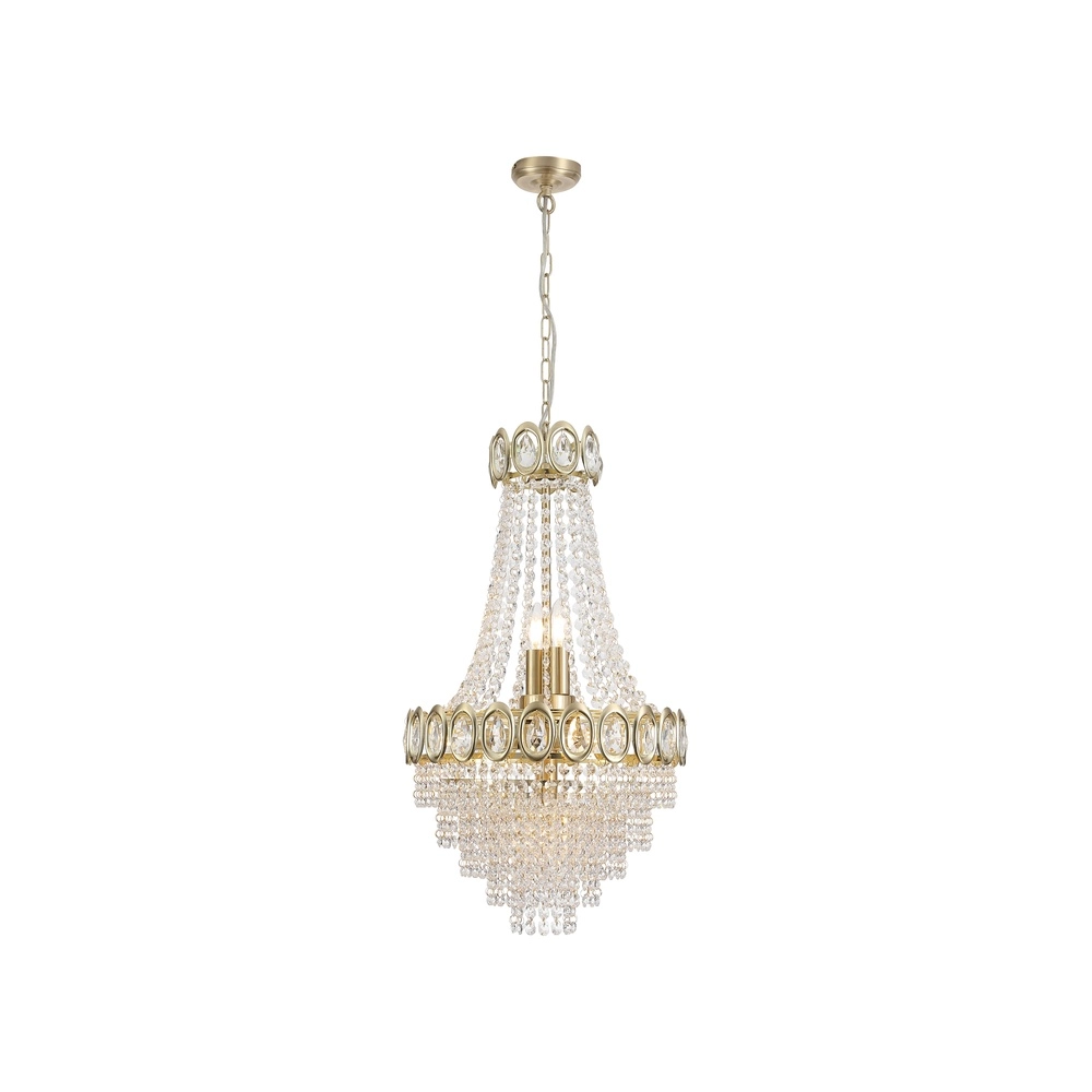 Kronleuchter Louis gold Ø 40cm Searchlight 5053423274607
