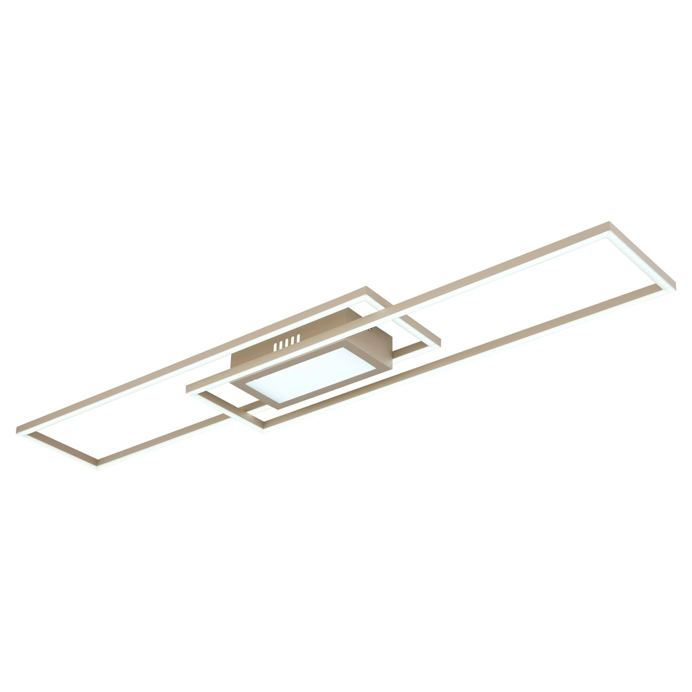 Längliche Deckenlampe Saunders Sandbraun Globo 9007371587353