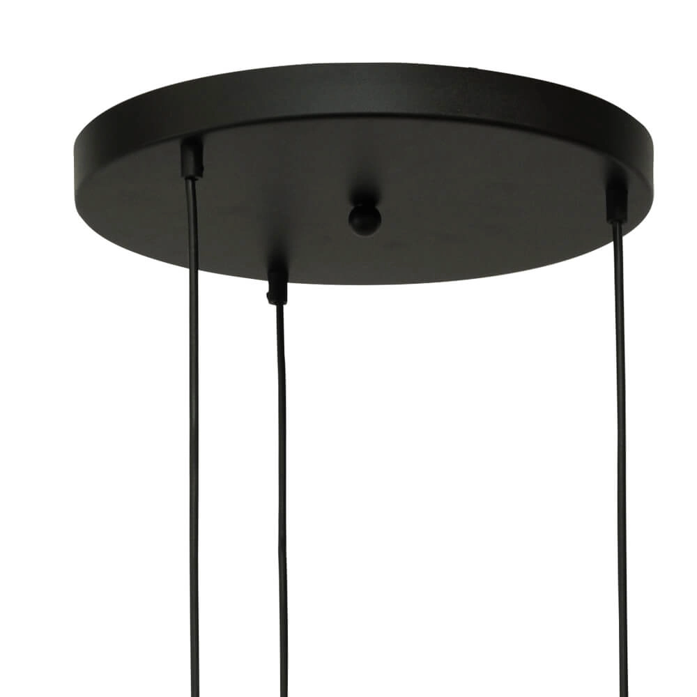 Vide-Hängelampe Lazise 3x Ø 25cm schwarz Masterlight 8718121303543