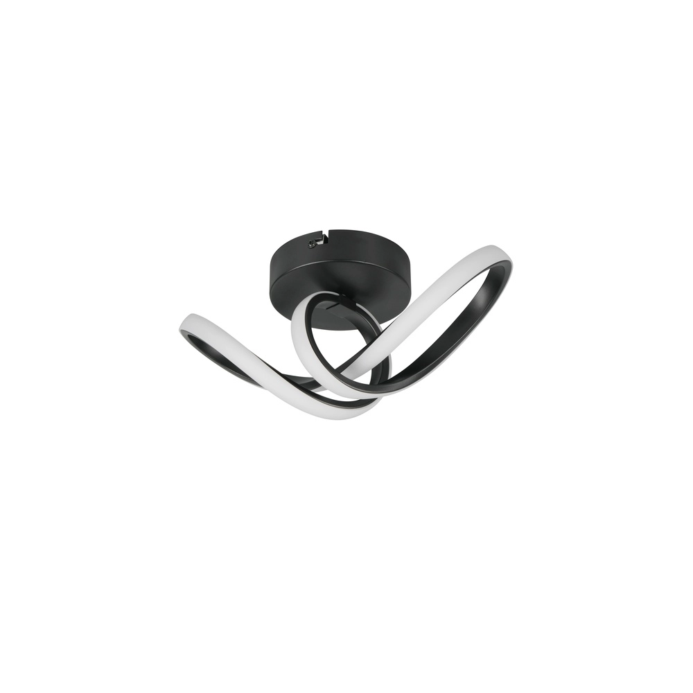 Moderne Deckenleuchte Rusa schwarz Trio 4017807653779