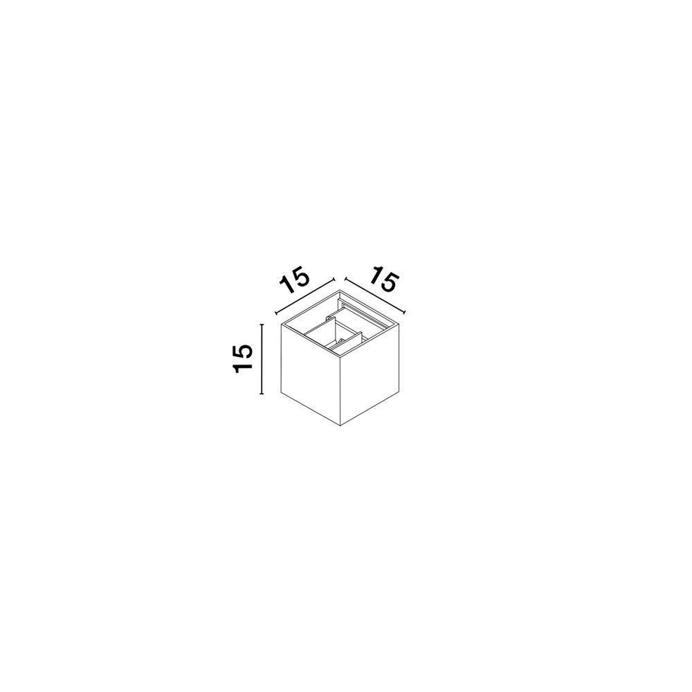 Quadratischer Aufputz-Spot Epic anthrazit Lyora 5212017444264