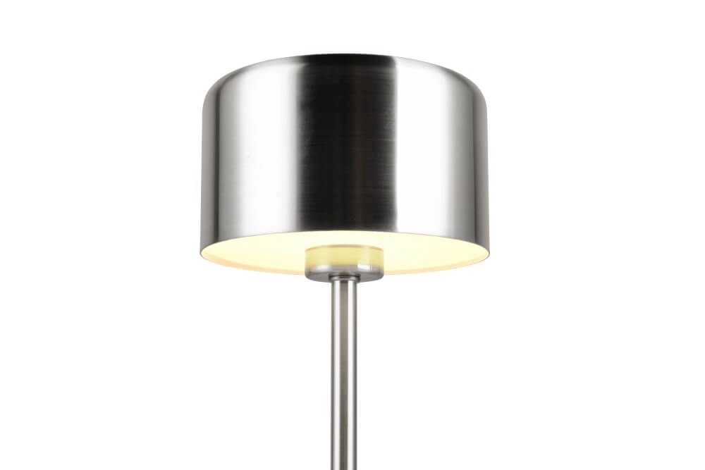 Wiederaufladbare Tischlampe Jeff mattes Nickel Trio 4017807601589