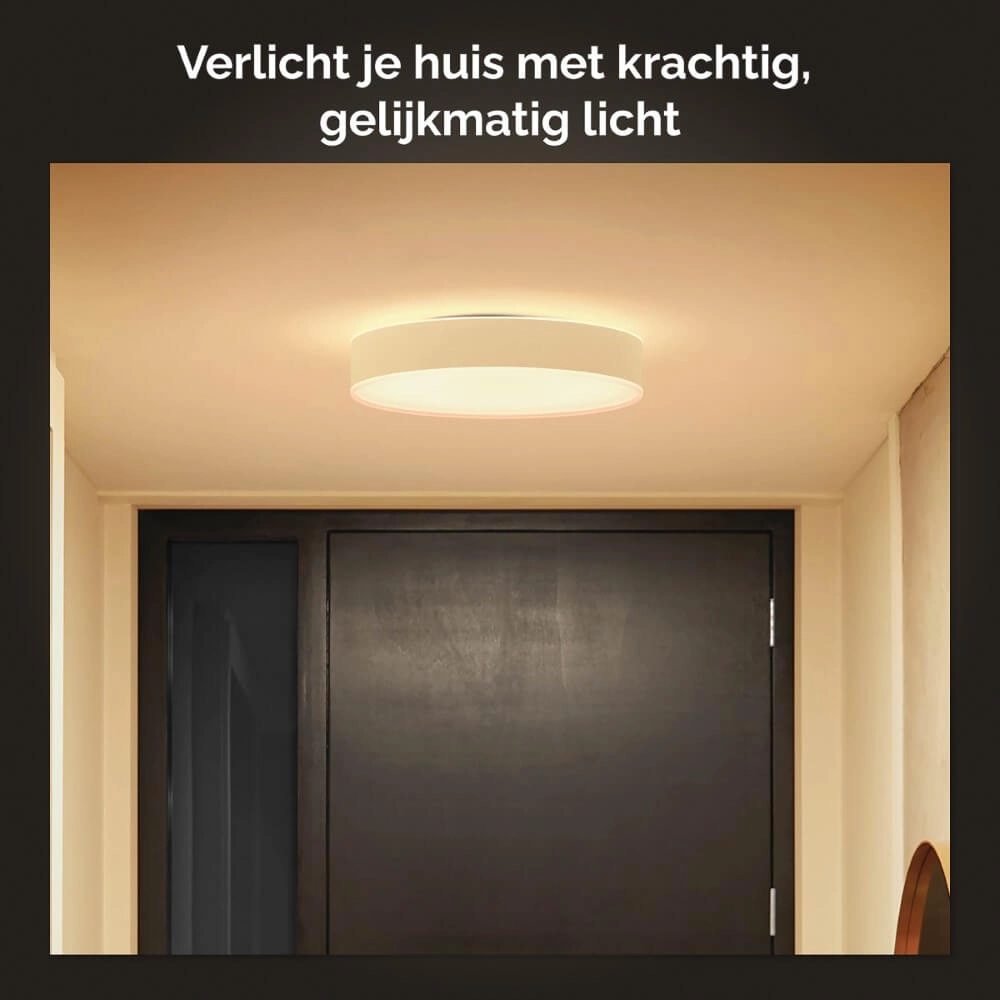 Deckenleuchte Hue Enrave M - White Ambiance Ø 38,1cm weiß Philips 8718696176436