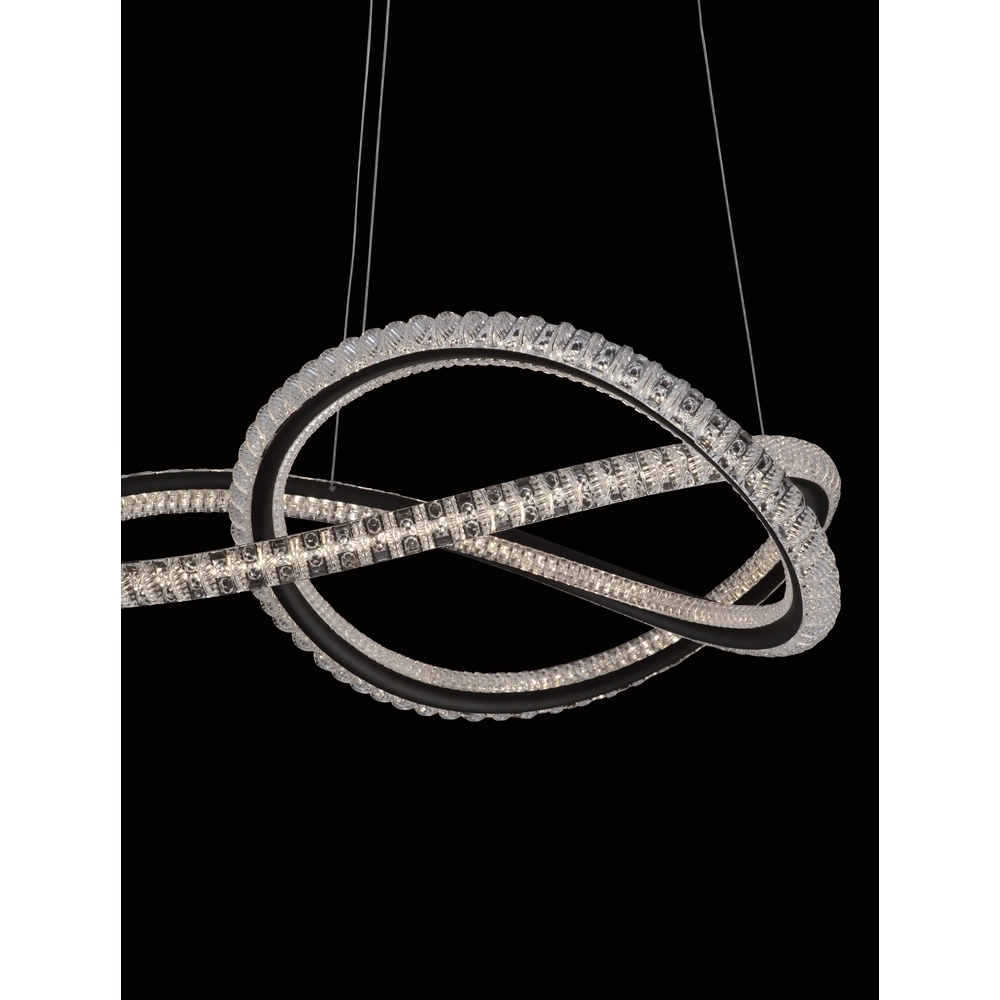 Design-Pendelleuchte Ginevra schwarz Ø 58cm Lyora 5212017433473