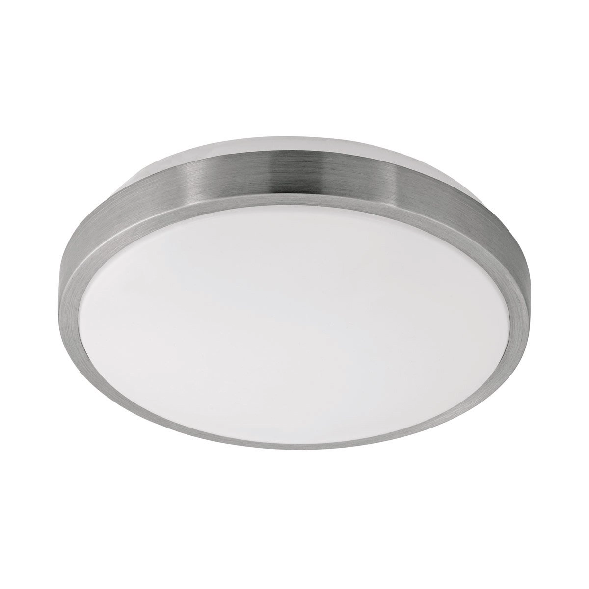 LED-Deckenlampe Competa 1 Round 22W - 3000k - 24 cm Metallgrau