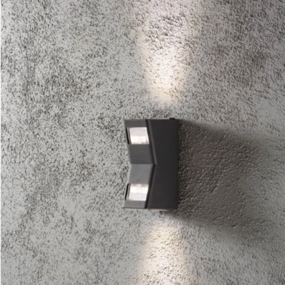 Wandspot Potenza Nach oben - Down - Front -Anthrazit KonstSmide 7318307956375