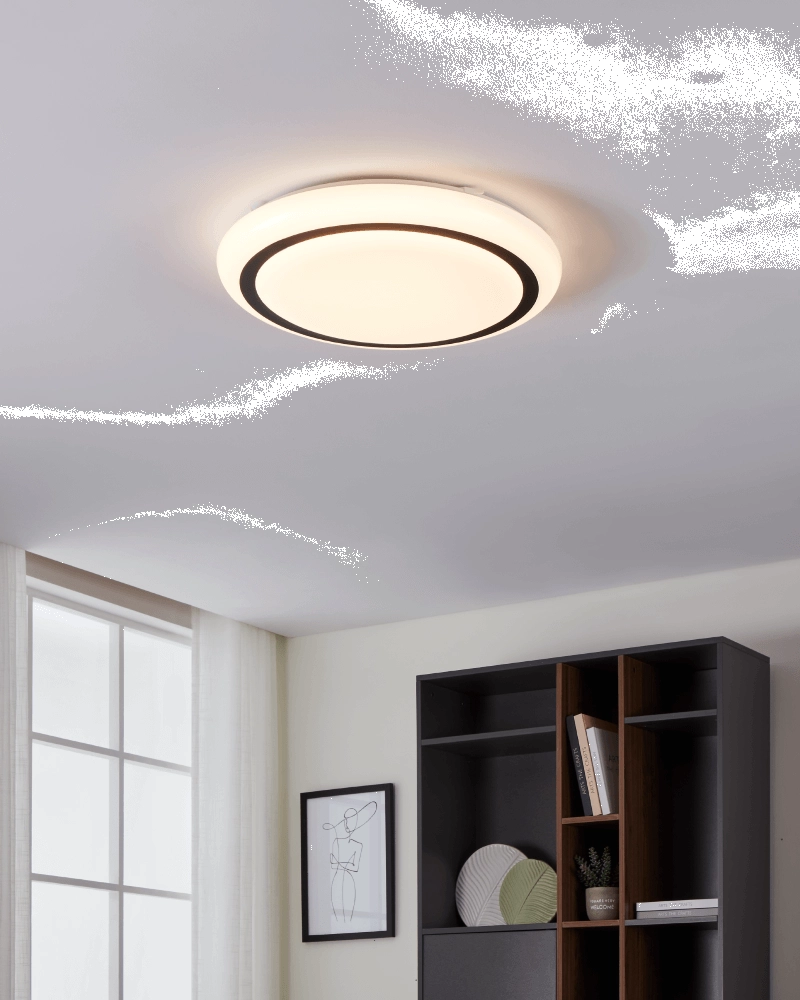 Weiße Deckenleuchte Capasso Ø 48cm Eglo 9008606243488