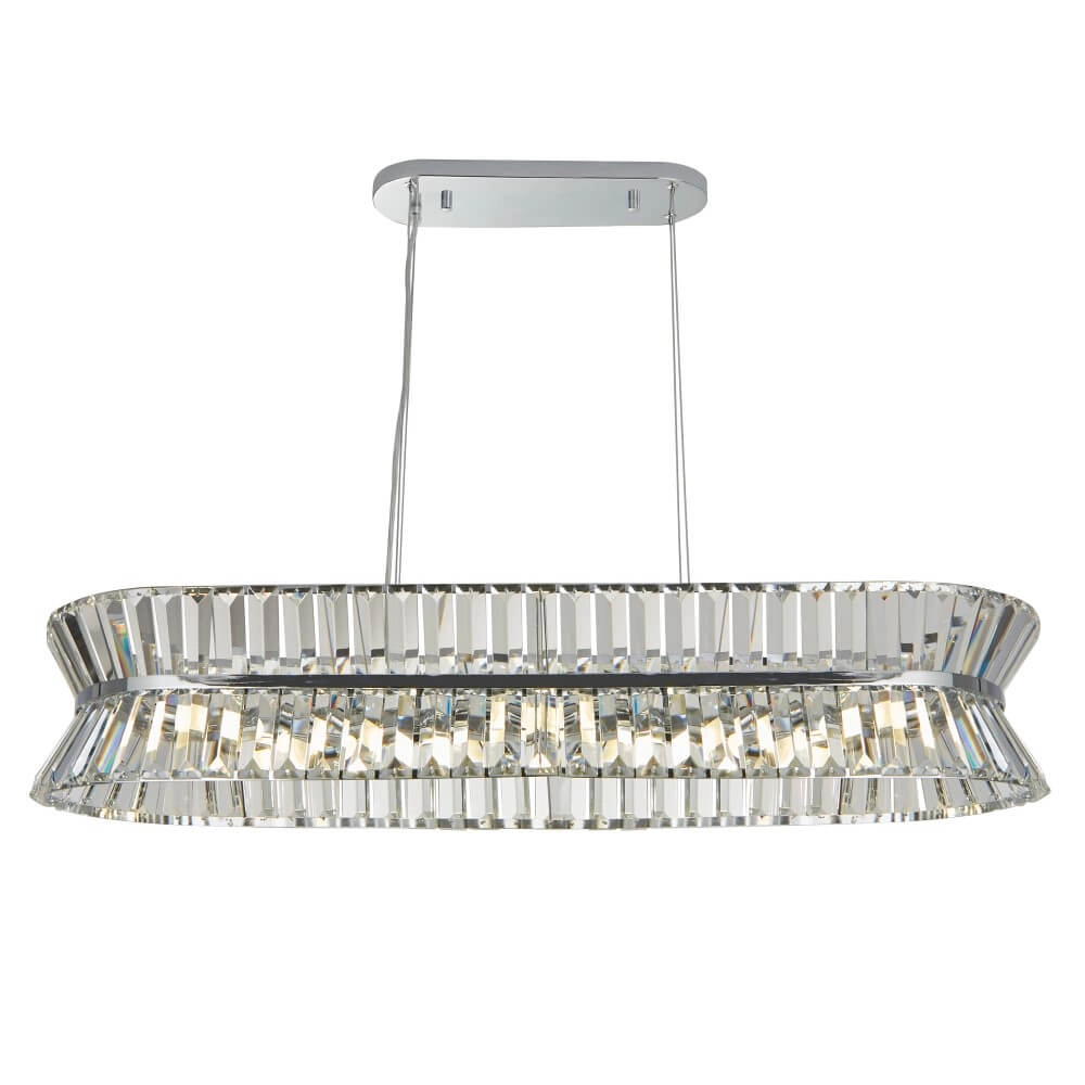 Design-Hängelampe Uptown Chrom Searchlight 5053423243993