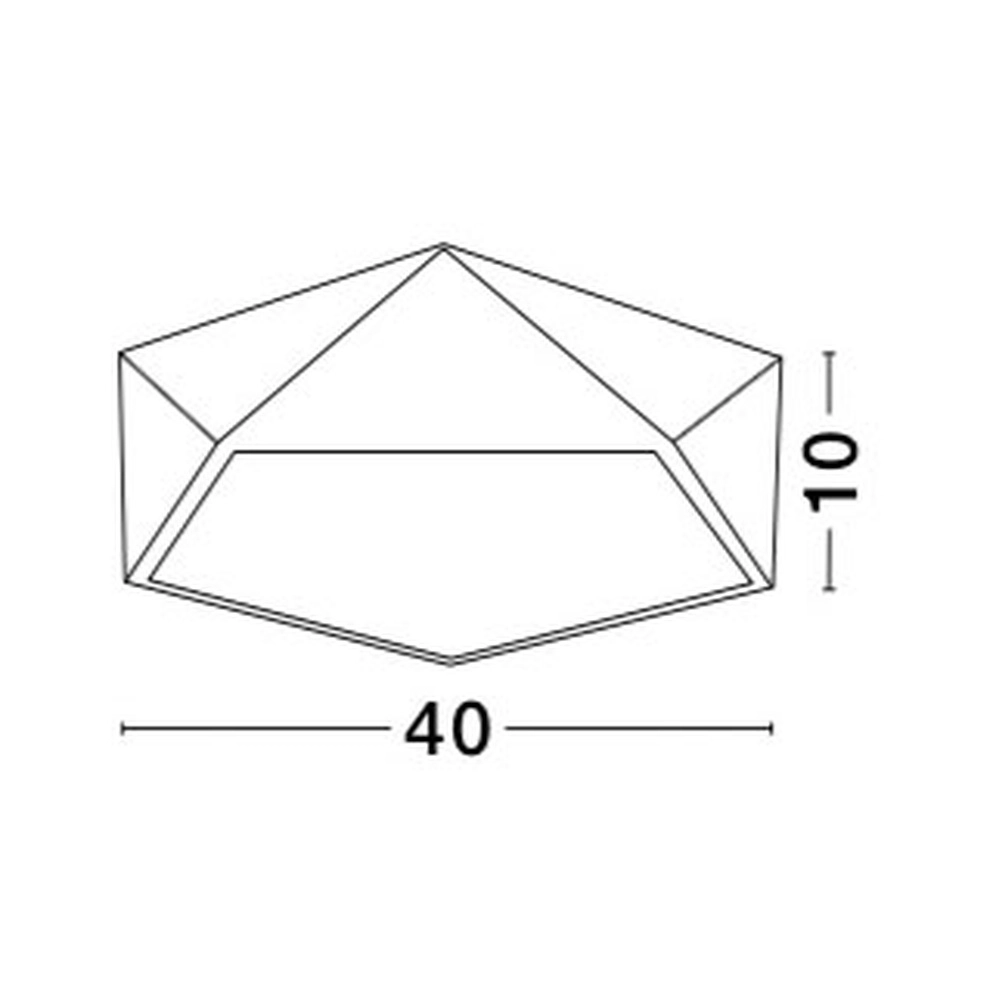Design-Deckenleuchte Darius weiß Lyora 5212017414038