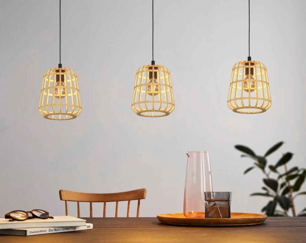 Esszimmerlampe aus Rattan Montezuelo 129cm Stars of Light 9008606240524