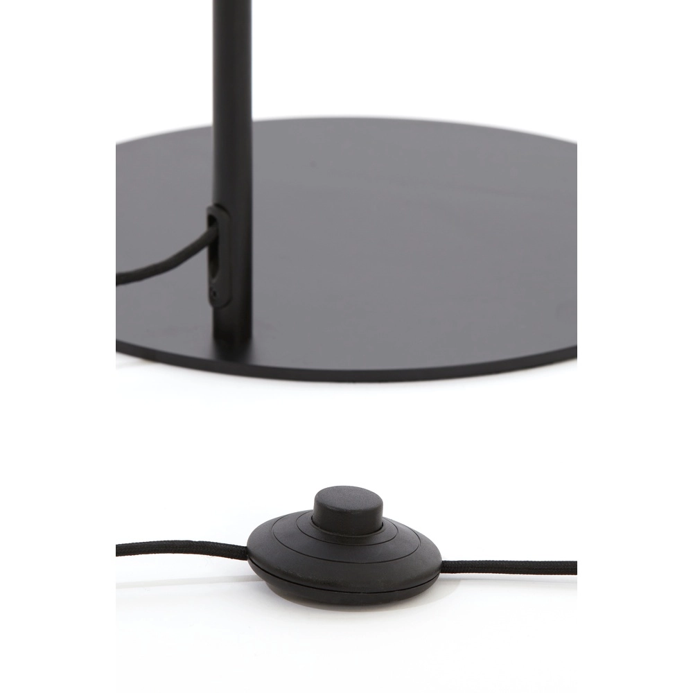 Glas-Stehlampe Solna Schwarz Light & Living 8717807696566