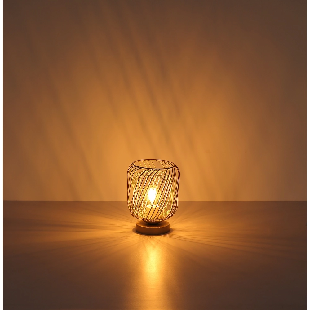 Tischlampe Dichti sandbraun Globo 9007371525348