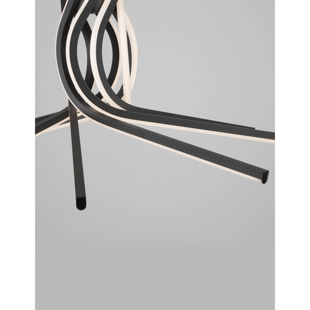 Design-Pendelleuchte Narvi M schwarz Ø 80cm Lyora 5212017424198