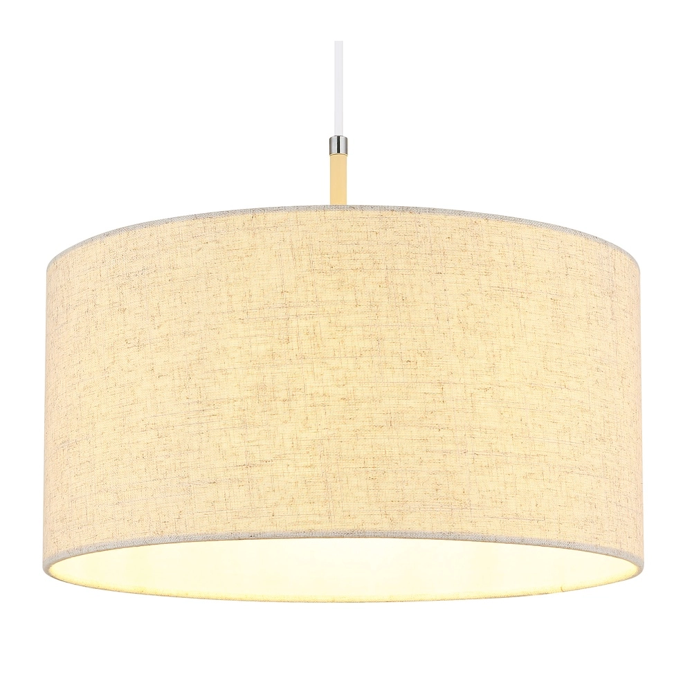 Pendelleuchte Deleon sandbraun Ø 40cm Globo 9007371575909