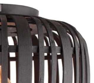 Deckenleuchte Woodrow 32cm schwarz Brilliant 4004353395291