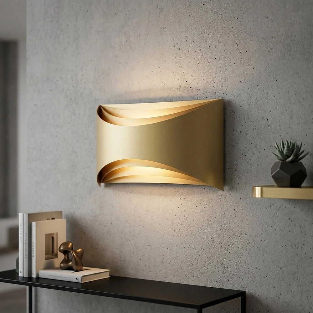 Wandlampe Leon Design Gold Searchlight 5,05342E+12