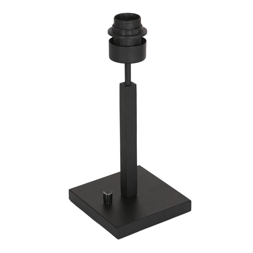 Schwarze Tischlampe Stang mit Korkkappe Ø20 cm Steinhauer 8712746180541