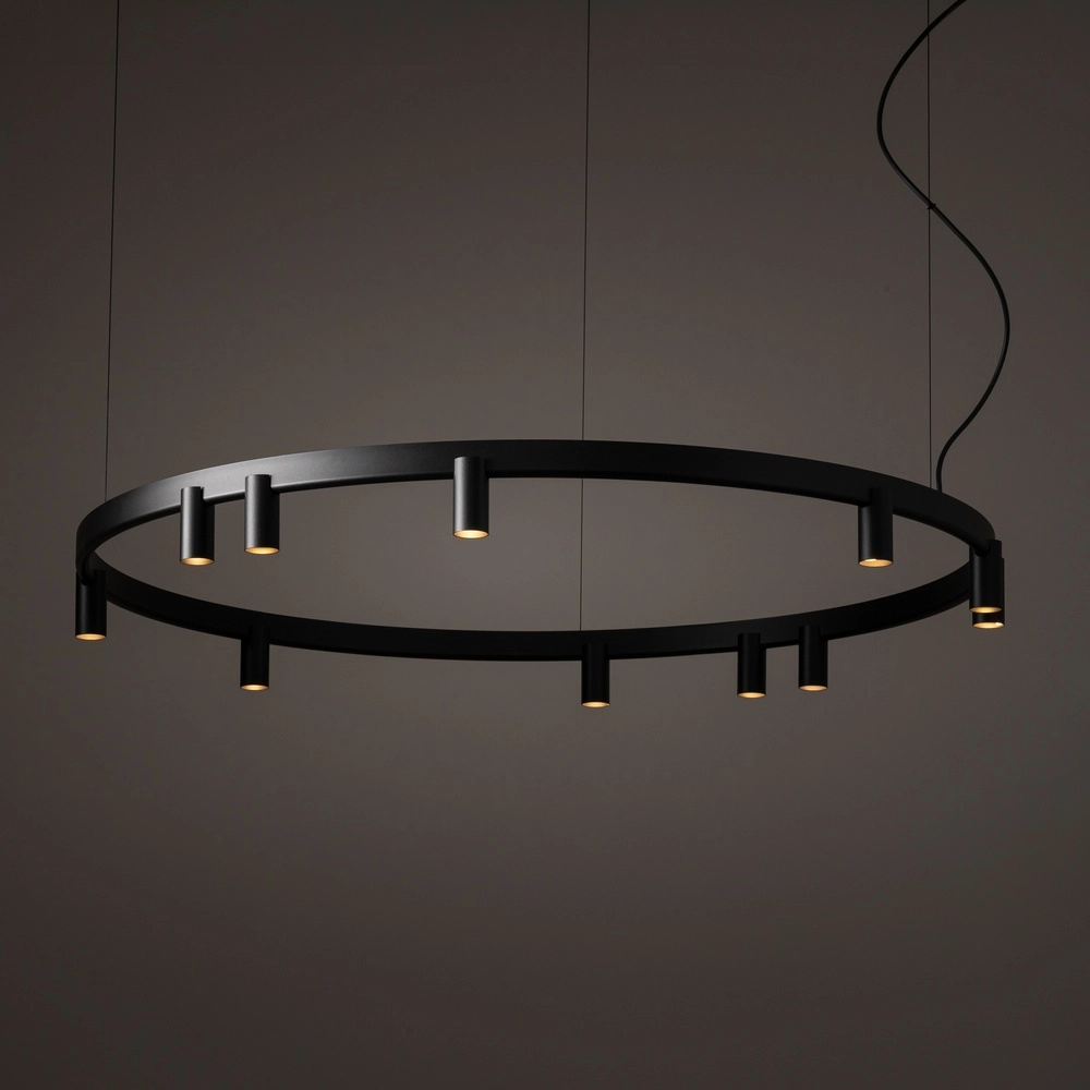 Design-Pendellampe Fourty schwarz Ø 116 cm Lyora 5903139122887