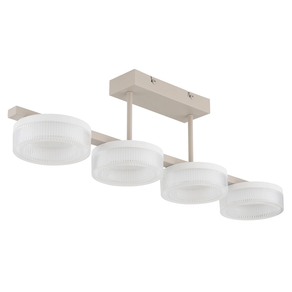 Moderne Deckenleuchte Zara sandbraun 67cm Globo 9007371576067