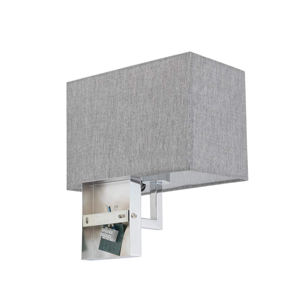 Wandlampe Hotel Mood 26 cm grau Lyora 5903139117876