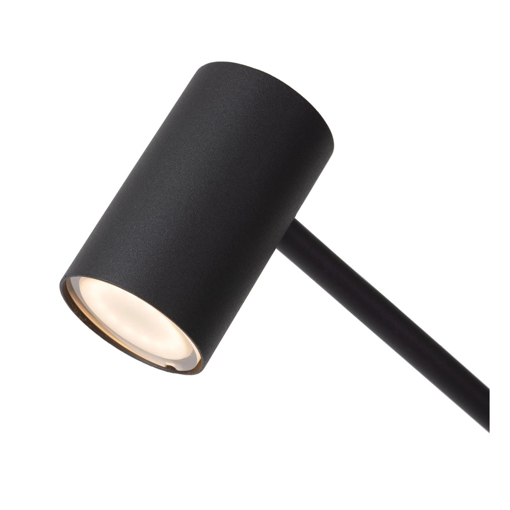 Wiederaufladbare Schreibtischlampe Tipik Schwarz Lucide 5411212361325