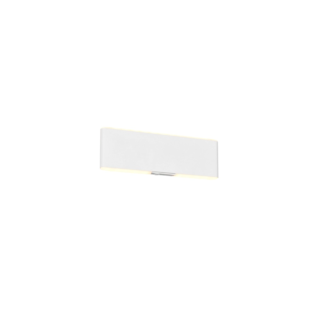 Moderne Wandleuchte Conchita weiß 22cm
