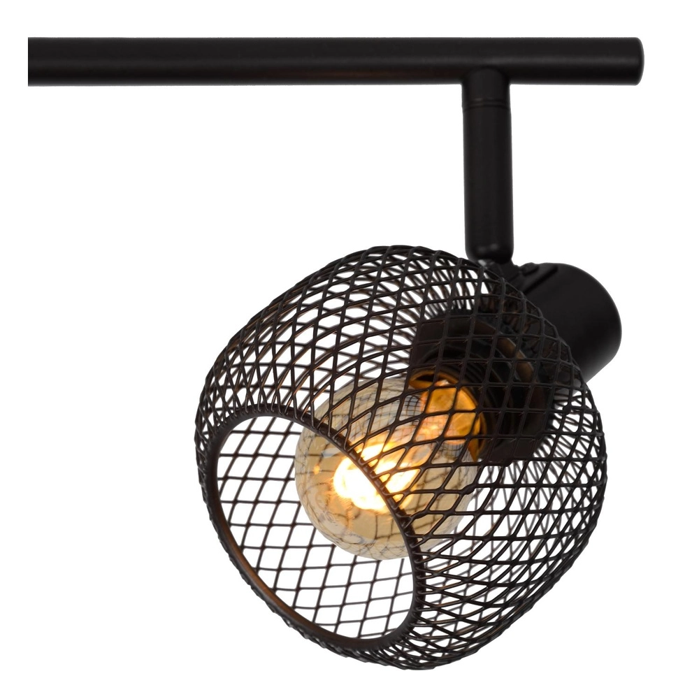 Deckenlicht Maren 4-Licht Schwarz Lucide 5411212771117