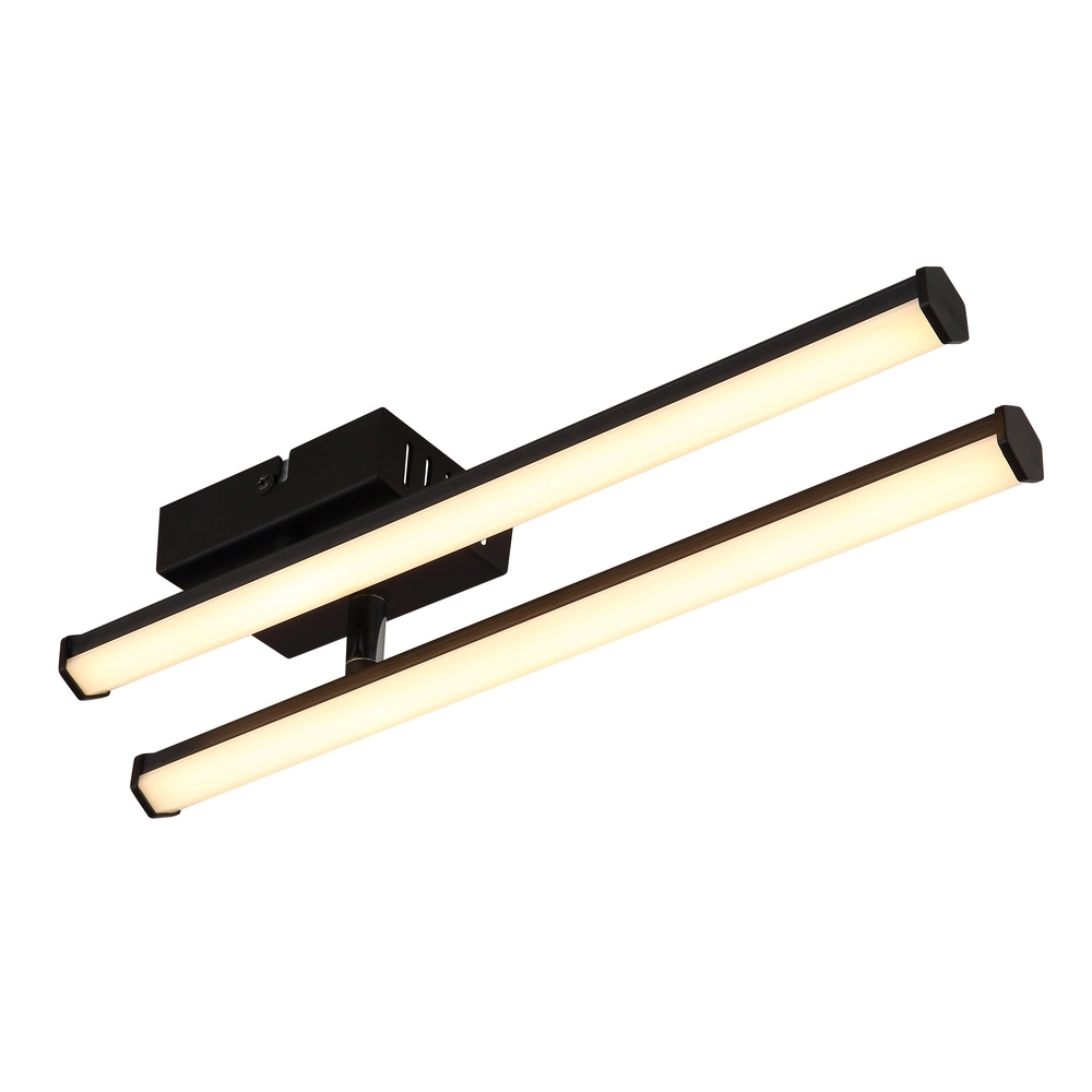 Moderne Deckenlampe Kirina 50 cm schwarz Globo 9007371512232