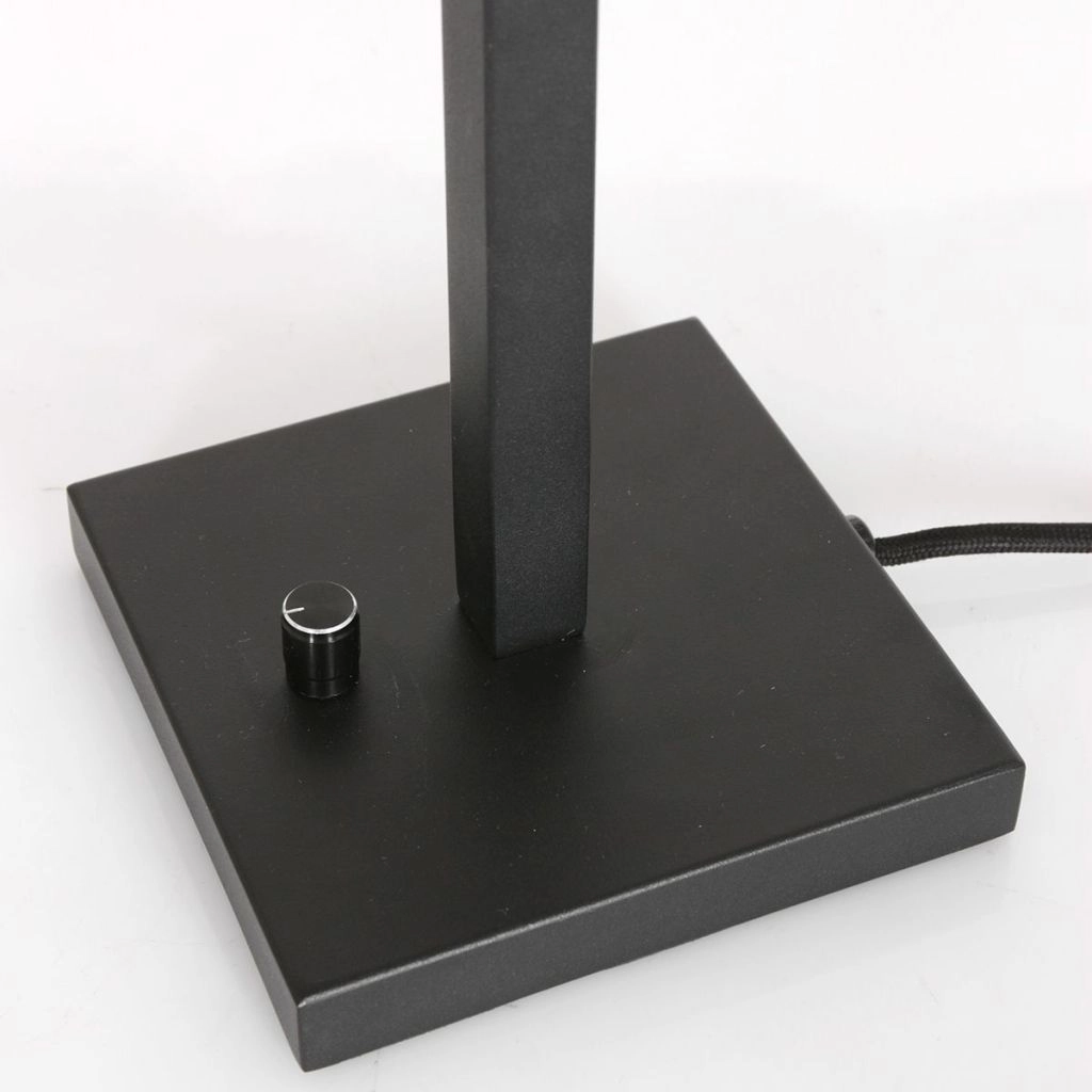 Schwarze Tischlampe Stang mit Korkkappe Ø20 cm Steinhauer 8712746180541
