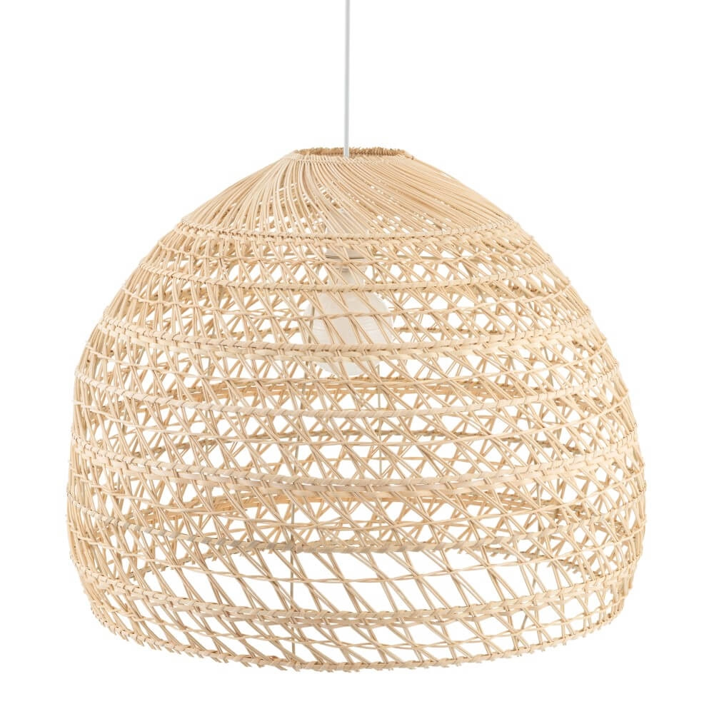 Rattan Pendelleuchte Boho L Ø 60cm Lyora 5903139111522