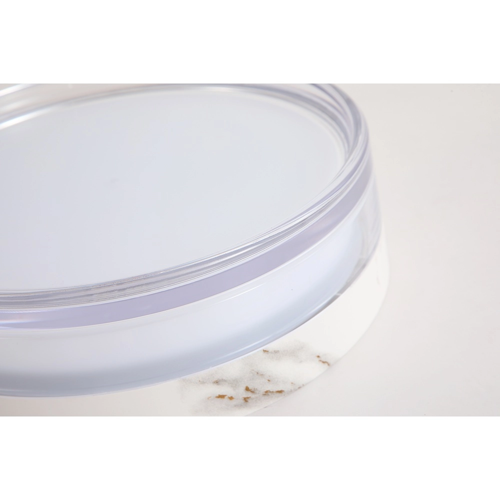 Deckenlampe Button Ø 13 cm weißer Marmor Searchlight 5,05342E+12